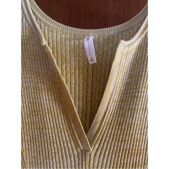 NWOT Daily Practice by Anthropologie Yellow Alla Midi Dress - Picture 6 of 10